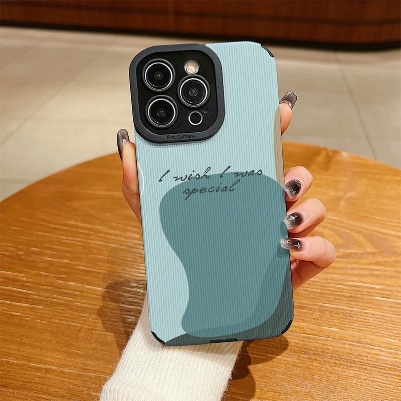 

Кожа с вертикальным зерном Я особенный Принт Мягкий силиконовый чехол для телефона Задняя крышка с полной защитой объектива камеры для Samsung Samsung A55 5G