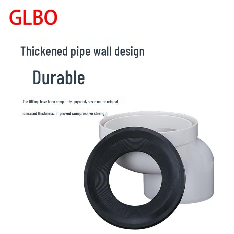 GLBO PVC Toilet Offset Connector