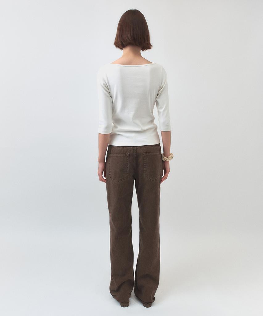 Simeteuligpeosenteu Feminine 2-Way Top / White