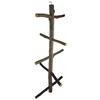 Natrual Wood Parrots Rotate Ladder Standing Parrot Bird Chewing Biting Toys