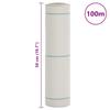 Vidaxl Agrowłóknina Antychwastowa, Biała, 0,5X100 M, Pp