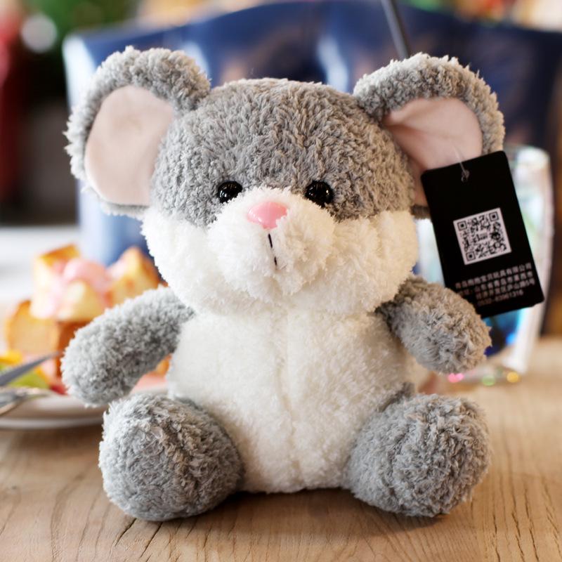 

25 см м які плюшеві тварини милі панди миша свиня пінгвін плюшевий ведмедик надіслати доньці синові дівчині день народження святковий подарунок Каваї іграшка 25cm