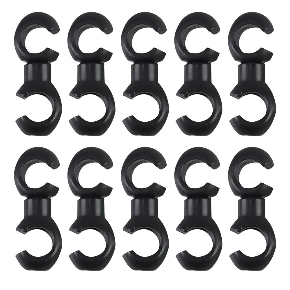 10pcs Rotatable MTB Brake Cable Clips Bicycle Shift Gear Cable Buckles Guide Line Clips For Smooth Cycling Enhanced Performance