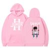 Unisex Hooded Sweatshirt Streetwear Casual Pullover Teens Men Women Loose Fit Cartoon Print
