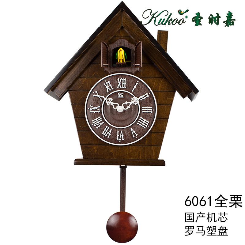 

Wood Cuckoo Clock Mechanism Bird Living Room Pendulum Clock Wall Bell Garden Modern Bedroom Swing Reloj Decor Gift Ideas SC119 29X44CM