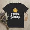 Maglietta da Escursionismo Cammino di Santiago Unisex Via di San Giacomo 100% Cotone T-shirt Girocollo Manica Corta Taglie Forti merchandise