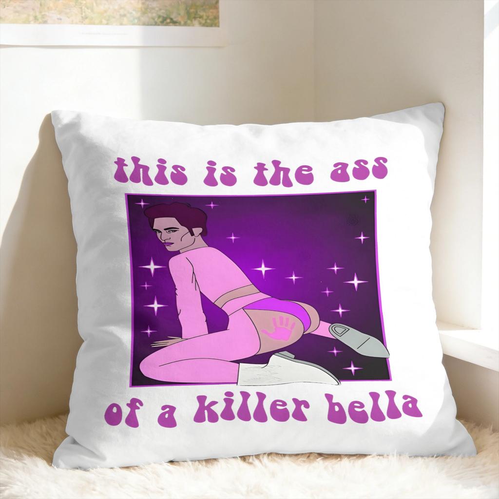 Edward Cullen Pillow Cover  Retro Trendy Pillow Case For Couch Sofa Bedroom Comfy Cushion Cover Birthday Present
