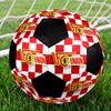 Union Berlin Hallenfußball Ball Bunt Maschinengenäht PVC Größe 5 Teamtraining Wettkampfbereit Langlebig Hoher Rückprall Coole Sportgeschenk