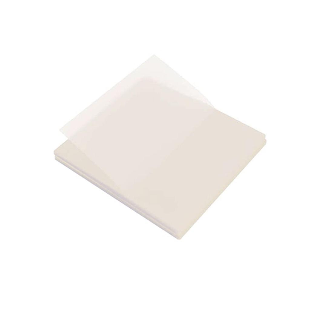 Transparent Sticky Notes-Waterproof Translucent Color Memo Pad,6 Colors Transparent Pads-Clear Reus