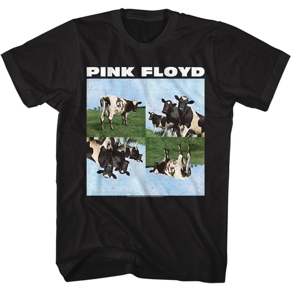 Pink Floyd Atom Heart Mother Cows Black Music Band Shirt