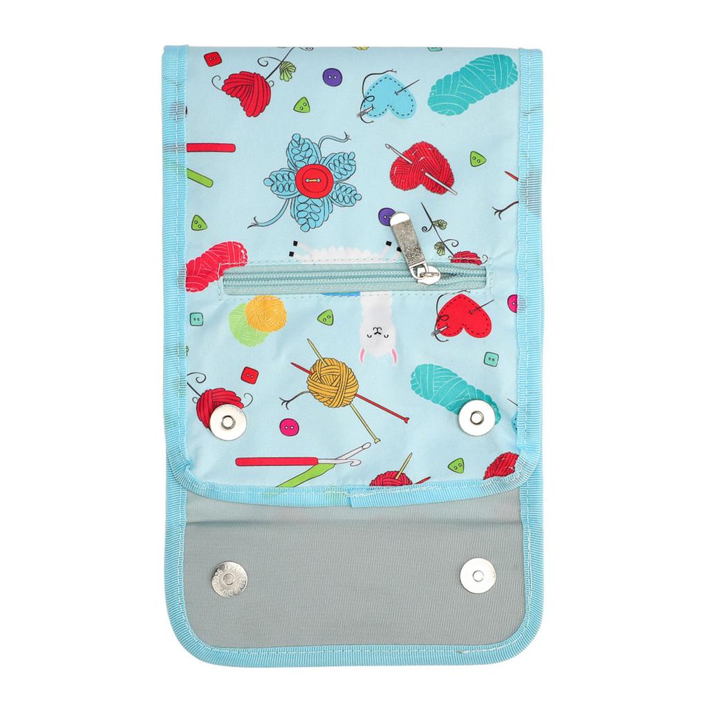 Organizér na pletací pomůcky Více přihrádek Přenosné pouzdro na uskladnění kruhových jehlic na pletení Pro háčkovací a řemeslné potřeby