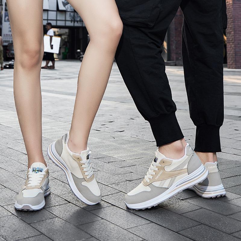 Spring New Fashion Versatile Men's and Women's Sports Shoes Breathable Soft Sole Casual Couple Versatile Trendy Shoes