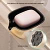 Luxury Punch-Free Suction Cup Soap Dish Holder for Bathroom Countertop