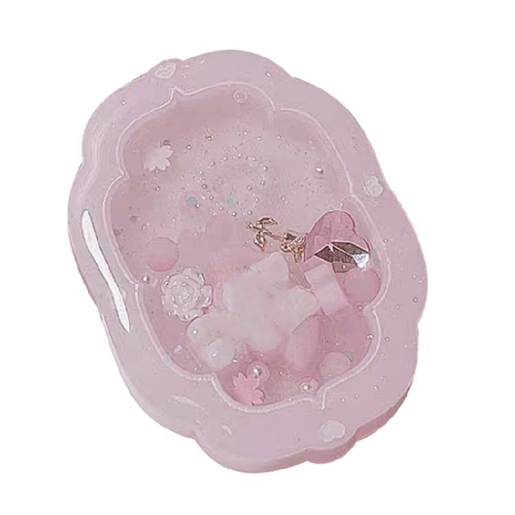 Resin Shaker Mold,Reusable Photo Frame Silicone Quicksand Mould for DIY Crafts