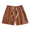 Damen Sommer Pyjama und Strandshorts aus reiner Baumwolle, gewaschen
