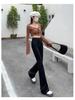 High-Waisted Blue-Gray Micro-Flare Jeans for Petite Women - 2025 Autumn Slimming Bell-Bottom Design