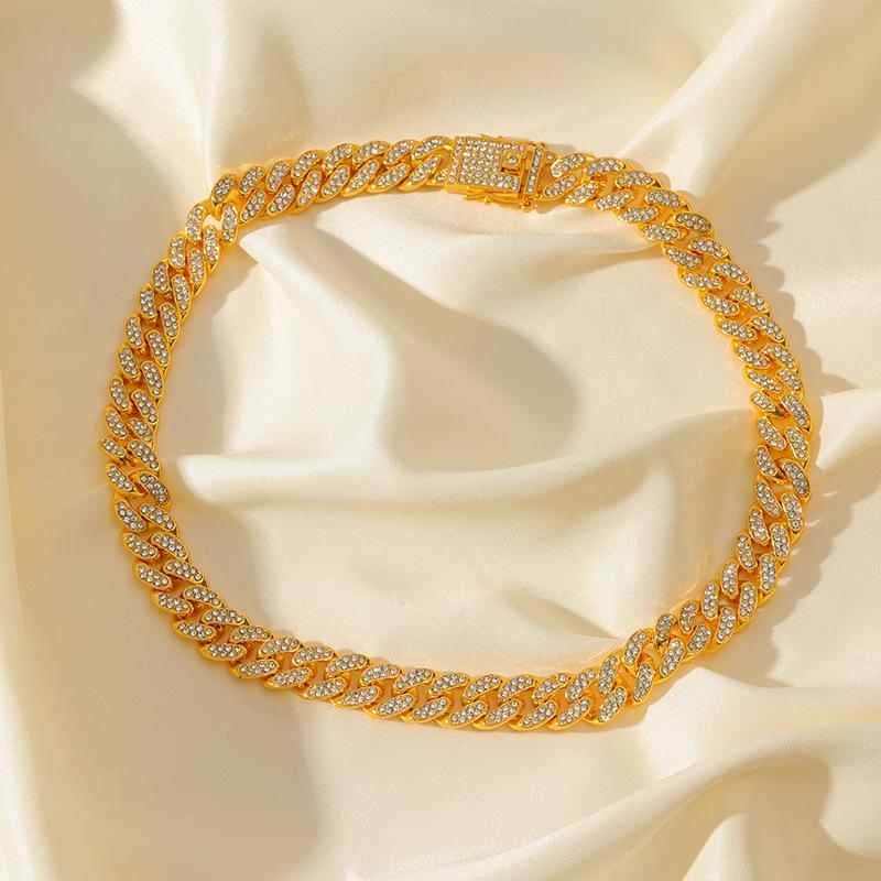 316L Stainless Steel Gold Silver Color Thick Chain Necklace For Women Fashion Cuban Neck Chain Waterproof Jewelry Gift