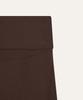 Obeleu Foldable Ribbed Pants - Brown