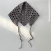 Schönes Häkel Dreieckiges Haarband Schal Gestrickter Schal Halstuch Krawatte Zurück Binden Kopftuch Modeaccessoire für Campi