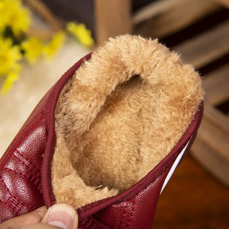 Damskie zimowe uniwersalne jednokolorowe buty z grubymi podeszwami Obuwie sportowe antypoślizgowe płaskie buty do chodzenia