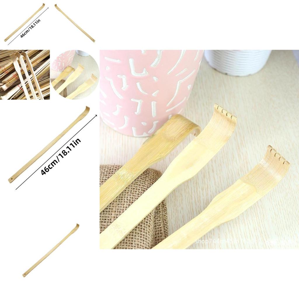 Easy-to-use Bamboo Back Scratcher Say Goodbye To Itchy Backs With This Convenient Tool