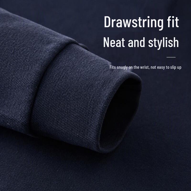 FIRS Men's Long-Sleeve Brushed Jacquard Polo Shirt