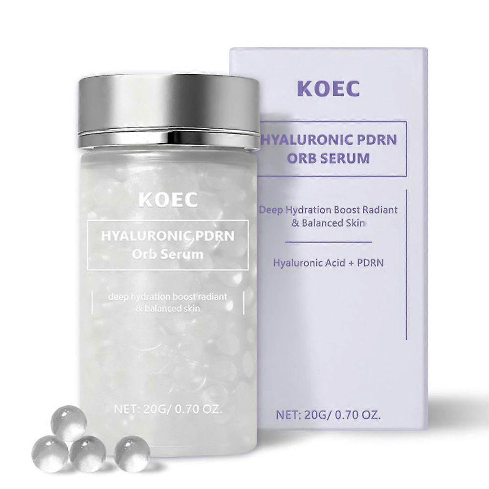 Siero Orb con Acido Ialuronico PDRN 30.000 ppm, PDRN di DNA di Salmone, Anti-Invecchiamento, Riparazione della Pelle, Rassodante, Idratazione Profonda, Booster di Luminosità, Cura delle Rughe