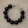 Kräftiges Onyx-Armband