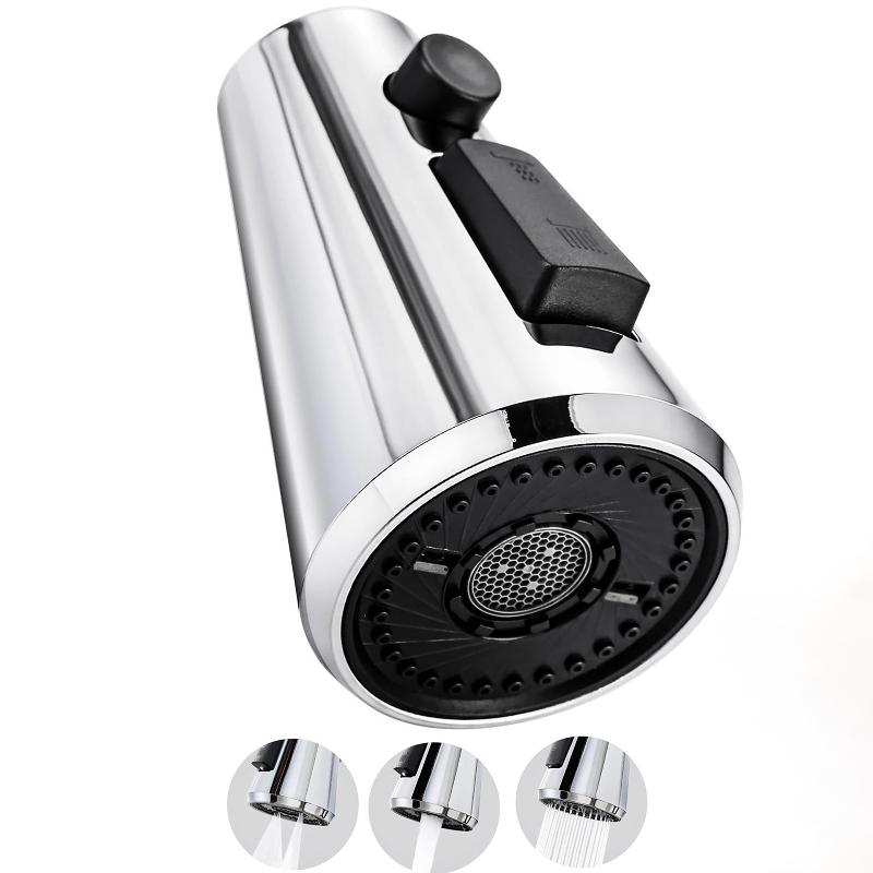 Universal Replacement Pull Out Spray Head for Kitchen Mixer Tap Ergonomic Nozzle for Modern Apartment Kitchen Use