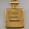 Chanel Icon Charm Brooch Vintage COCO Mark Plated Gold 74.2g Women Used