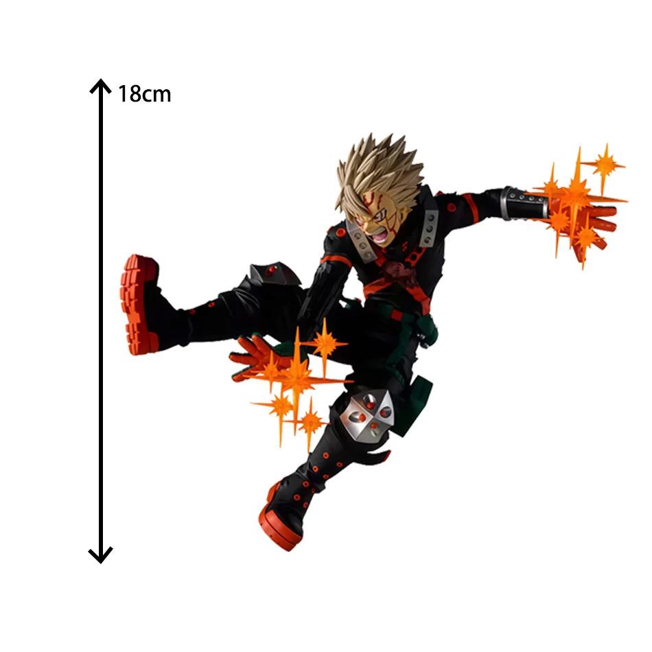 Figura Anime 18cm Boku no Hero Academia Bakugo Katsuki Action Figure PVC da Collezione Giocattoli di Alta Qualità Regalo Perfetto