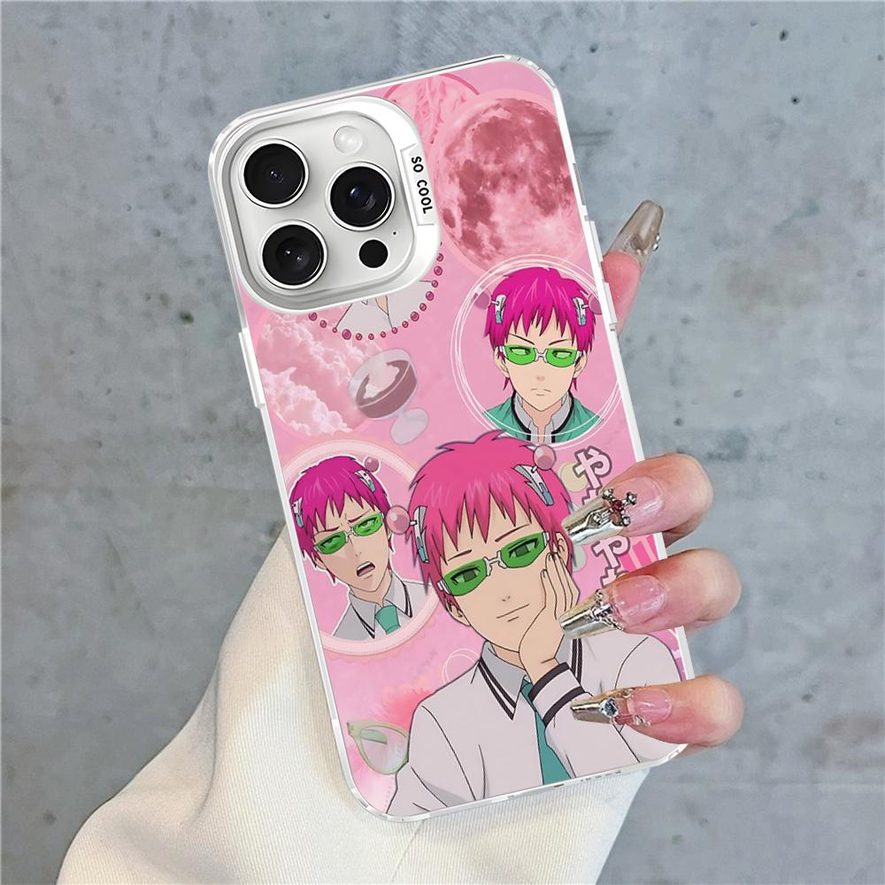Saiki Kusuo No Psi Nan Phone Case For IPhone 16 15 14 13 12 11 Pro Max X XR XSMAX 8 7 Plus Matte Shockproof Back Cover