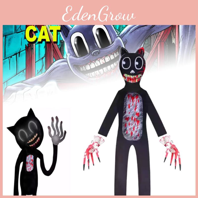 Halloween Performance Costume Sirenhead Cartoon Cat Bodysuit Set For Children Cartoon Cat Theme