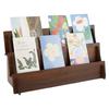 2/3/4 Tiers Greeting Card Display Stand Wooden Vertical Design Jewelry Storage Rack Multi-Functional Space Saving