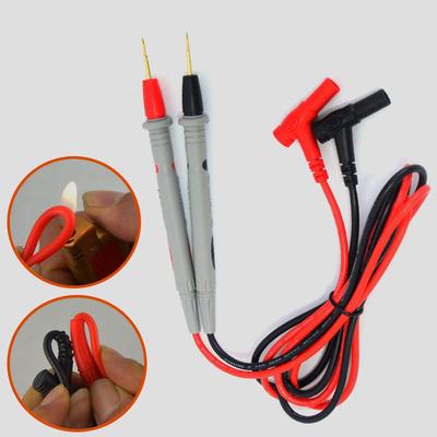 Silicone Wire Universal Probe Test Leads Pin Digital Needle Tip Multi Meter Tester Probe 20A 1000V