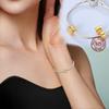New Sparking Gold Copper Charm Beads Fit Original Copper Bracelet Diy Jewelry Gift Firefly Leopard Clip Dangle