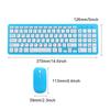 Wireless Mouse Keyboard Set   Gaming for Notebook Computer 3‑Speed   Receiver