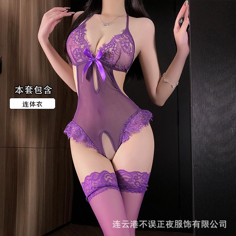 Sexy Lingerie Sexy Lace Onesie Abstinence Uniform Pure Erotic Flirting Pajama Set