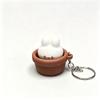3D-gedruckter Fidget Clicker Schlüsselanhänger Knopfdrücker Tastatur Fidgets Schlüsselanhänger Cartoon-Tiere