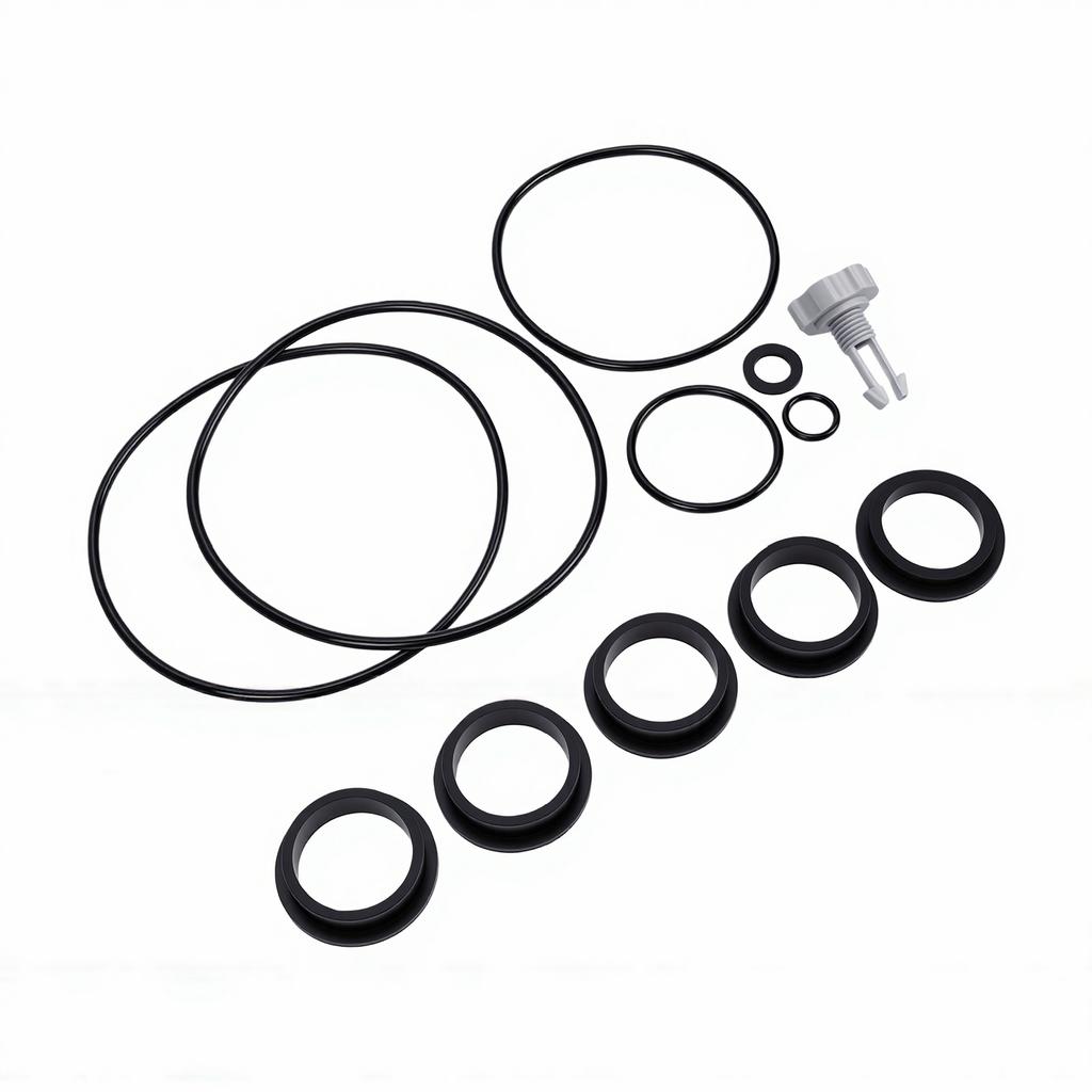 Pool Sand Filter Pump Seal Gasket Parts Rubber 11228 11412 L Shape O Ring Gasket with Air Release Valve for Replacement