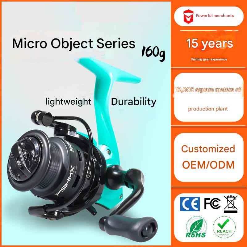 Mavllos MR-Super 5.2:1 Gear Ratio Spinning Reel-160g Lightweight 5+1BB 5kg Max Drag Metal Line Roller  Long Casting  Saltwater and Freshwater Fishing