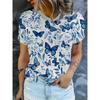 Summer Flower Floral 3D Print Women's T-Shirts Casual O-Neck T Shirt Y2k Harajuku Tops Short Sleeve Street Tees Female Clothing
