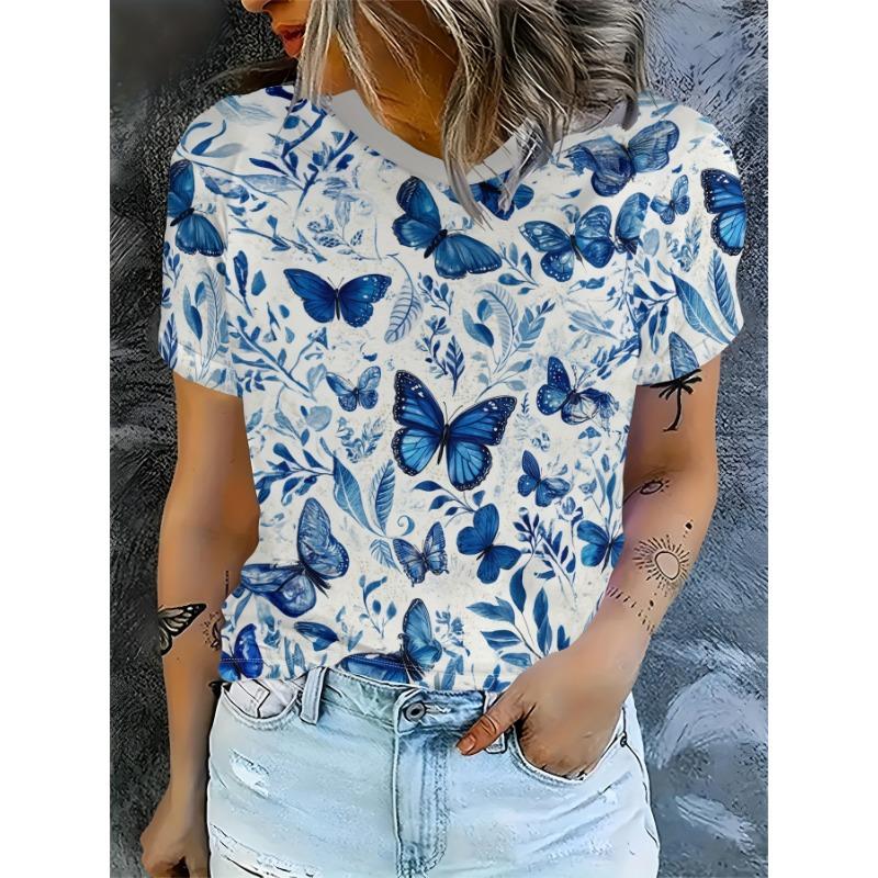 Summer Flower Floral 3D Print Women's T-Shirts Casual O-Neck T Shirt Y2k Harajuku Tops Short Sleeve Street Tees Female Clothing