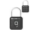Waterproof Anti-Theft Fingerprint Smart Padlock - Stainless Steel Outdoor Lock