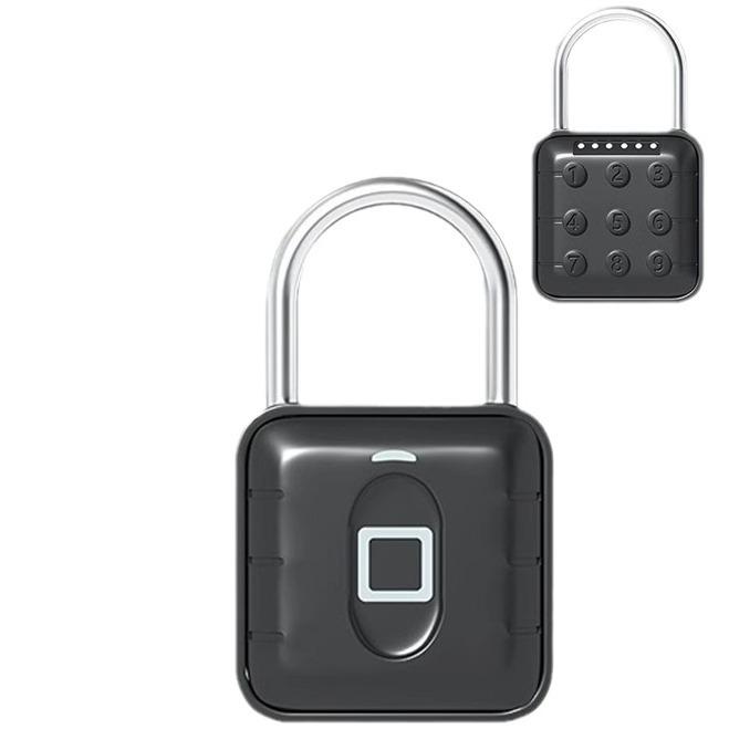 Waterproof Anti-Theft Fingerprint Smart Padlock - Stainless Steel Outdoor Lock