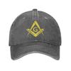 Freemason Masonic Denim Cap Casual Baseball Caps Adjustable Hat Summer Unisex Baseball Hats