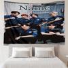 Benutzerdefinierter Name BOYNEXTDOOR Druck Wandteppich, Hintergrund, Einfache Montage, Ideal für Schlafzimmer, Büro & Wohnzimmer, mit Ästhetischer Wandbehang-Dekoration.