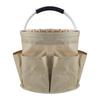 [PLUM]17L Portable Garden Tool Storage Basket Large Capacity Multiple Pocket Folding Basket Outdoor Picnic Hand Basket Beach Bag