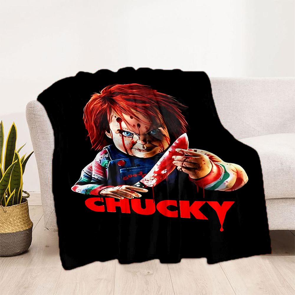 Chucky's Country Adventure Blanket Comfortable Perfect for Sofa Livingroom Couch Four Seasons Multipurpose Stylish Decor Gifts For Family Or Friends