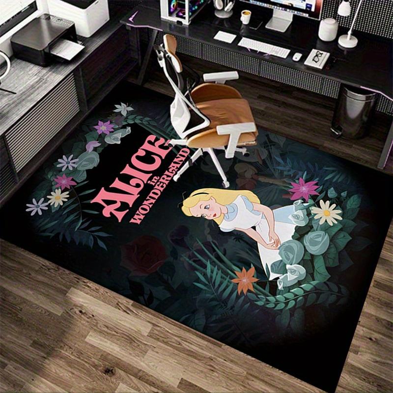 1pc. Alice In Wonderland Floral Rug - Home Decor Carpet, Office Mat, Outdoor Rug Gift for Adultsz049001